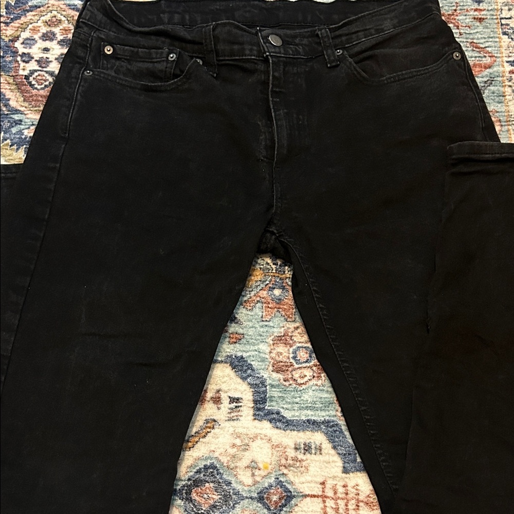 Men's Black Levi Jeans
